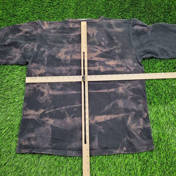 Vintage 90s Mickey Shirt Womens Xl 22x26 Bleached Black - Picture 6 of 13